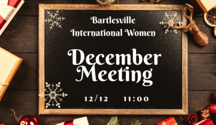 December 12 holiday potluck meeting